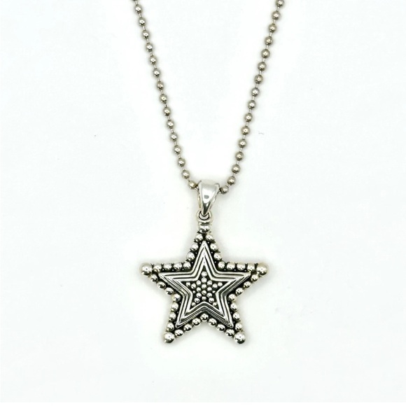 Lagos Rare Wonders Sterling Silver Star Pendant Necklace - Picture 4 of 10